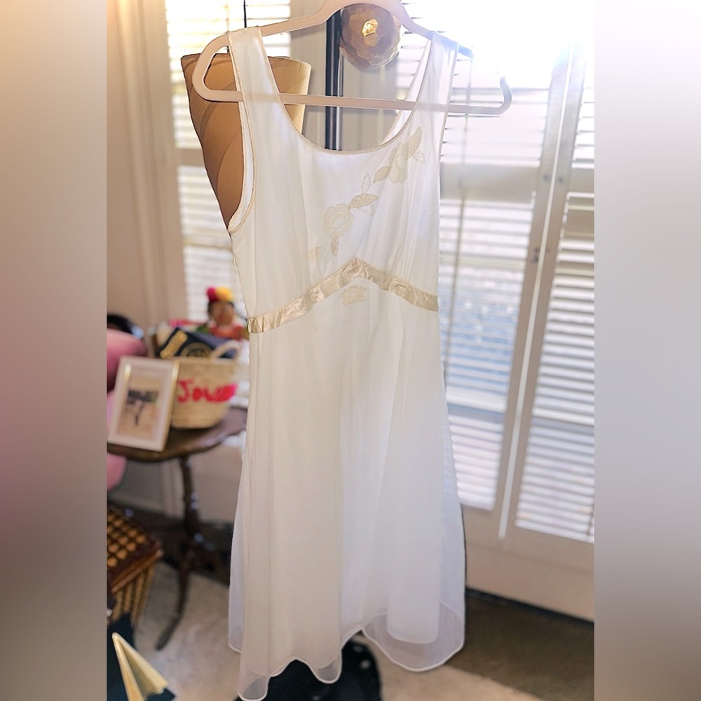 Vintage 1950s 1960s Sears Roebuck & CO. Charmode Ivory Slip